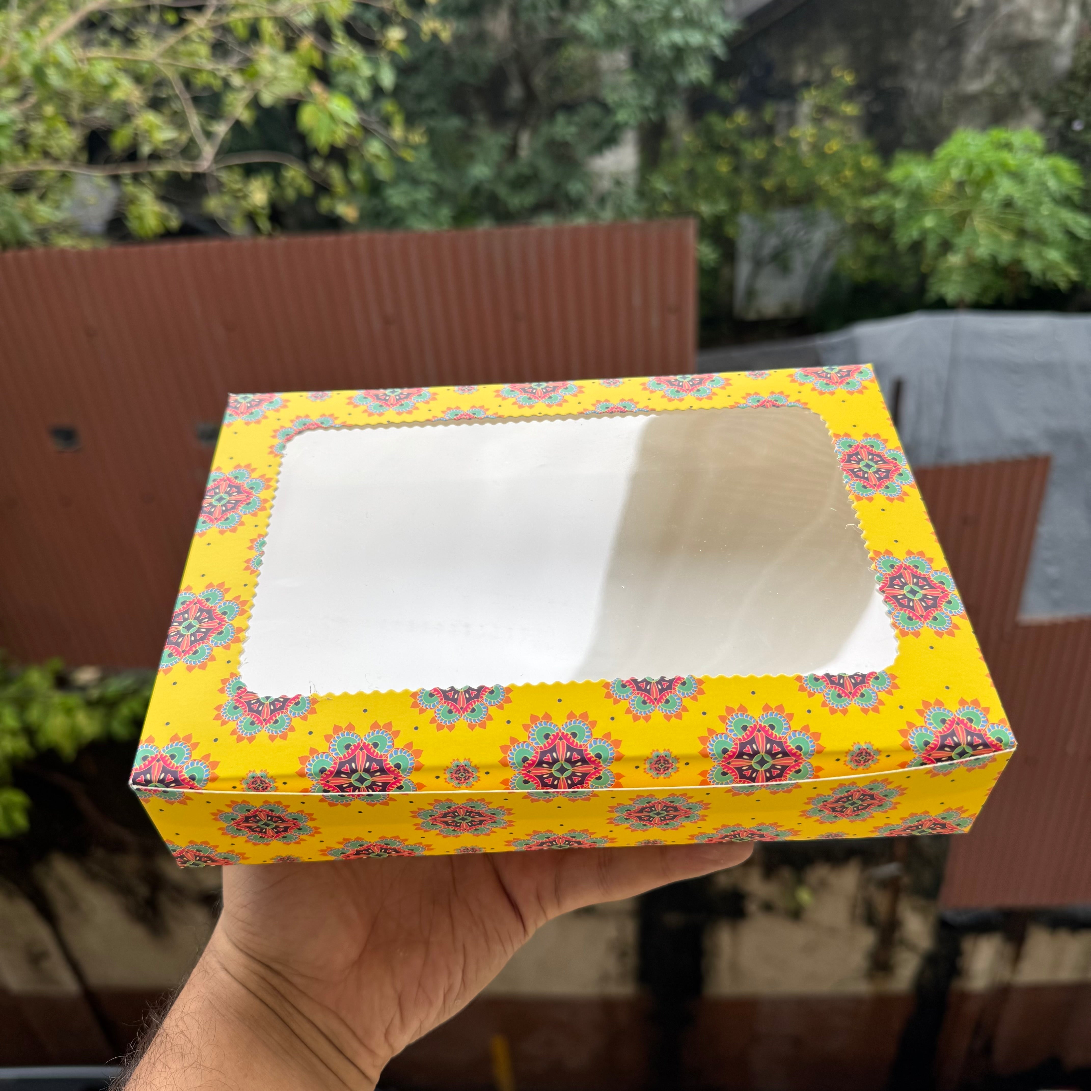 6 Brownie Box Bandhan Collection (10pc) • Yellow Mandala - Arife.Aesthetics