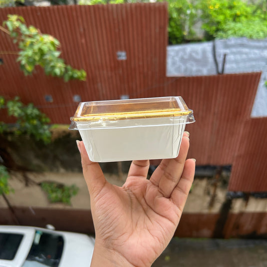 Mini Metallic Loaf Liner With Lid - Bake And Serve (10pc)