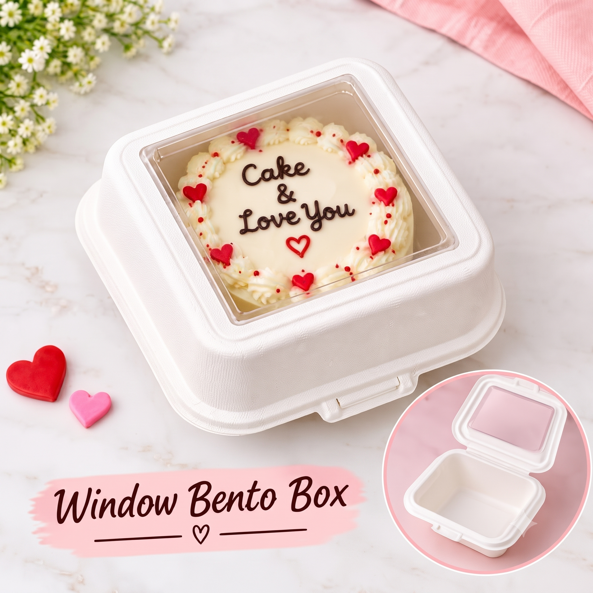 Trending Bento Box With Window (10pc)