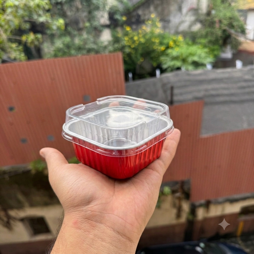 Foil Container Square 10pc (Copy)