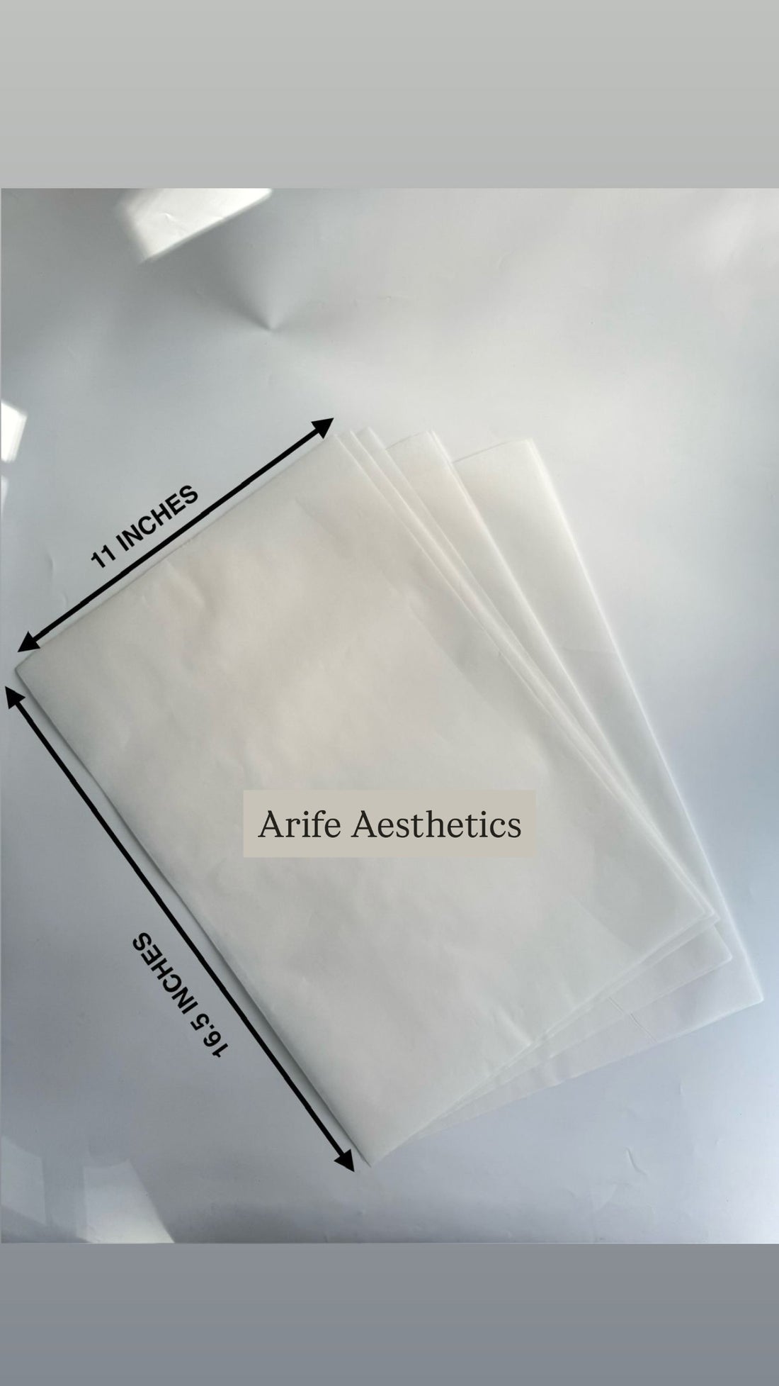 11x16.5inch Rectangle Precut Greasing Paper (100-120pcs)