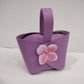 Floral Purse Style Hamper Bag 3inch (10pc) • Purple