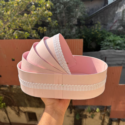 Baby Girl Cradle Hamper Basket