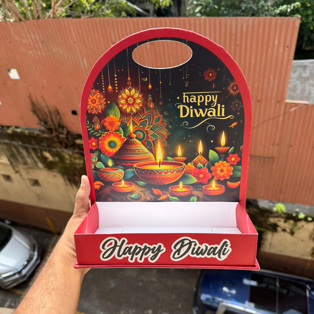 Collapsible Diwali Hamper Stand