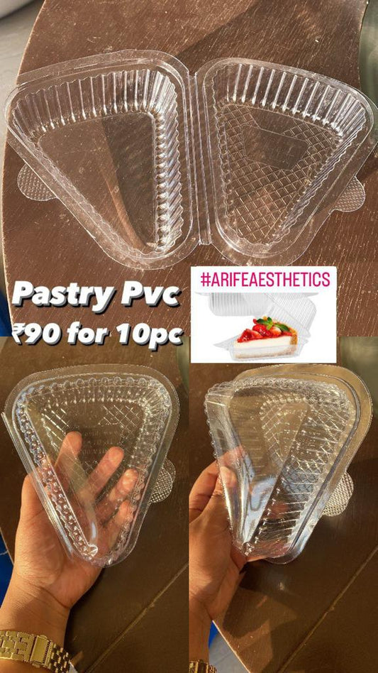 Single Pastry Pvc Box 10 Pc