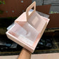 Hamper Box With Handle Peach