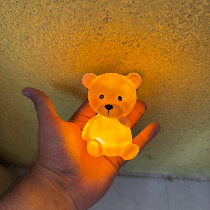 Teddy Bear Led Topper For Cake Decor (1pc)