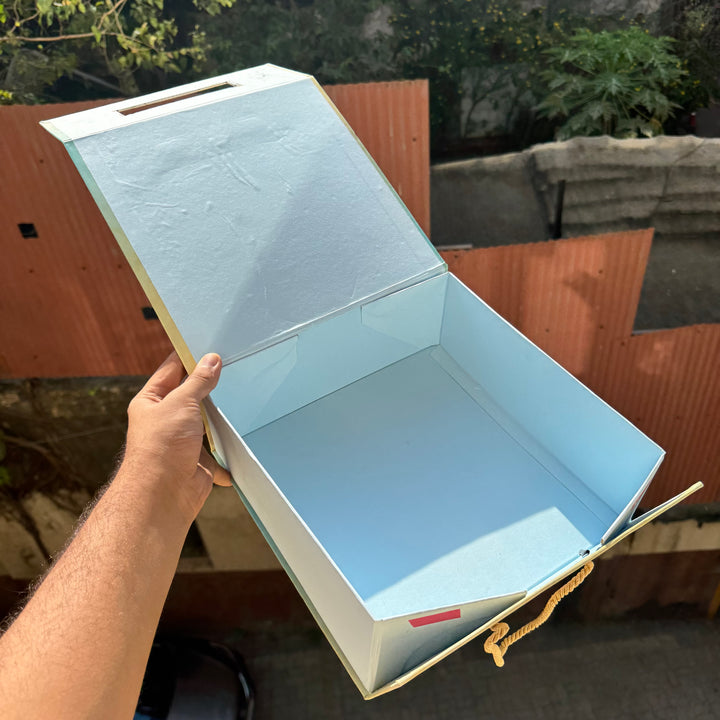 Bespoke Printed Collapsible Box 10x10x4inch