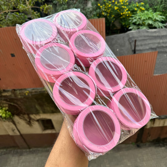 Pink Round Dream Tin With Window