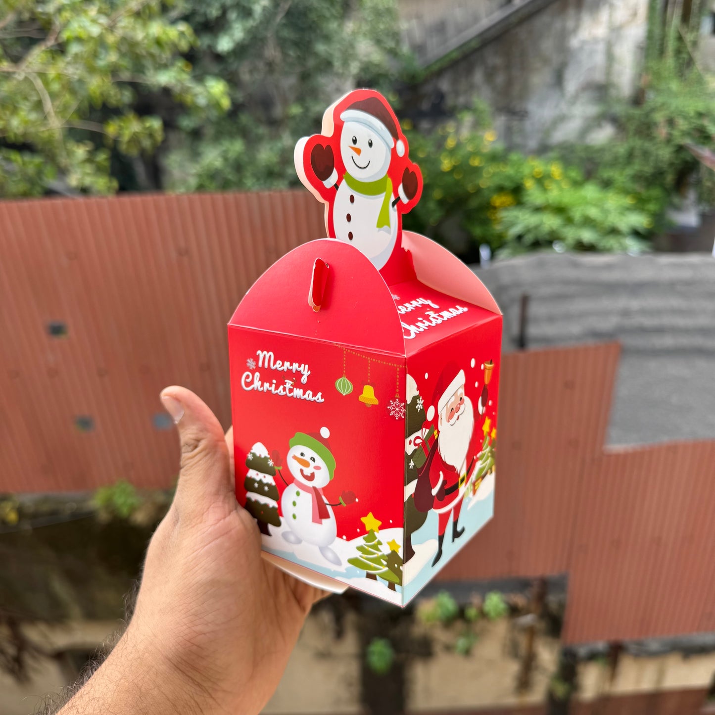 Christmas 3D Treat / Candle Box (10pc)