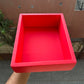 Red Hamper Box With Lid