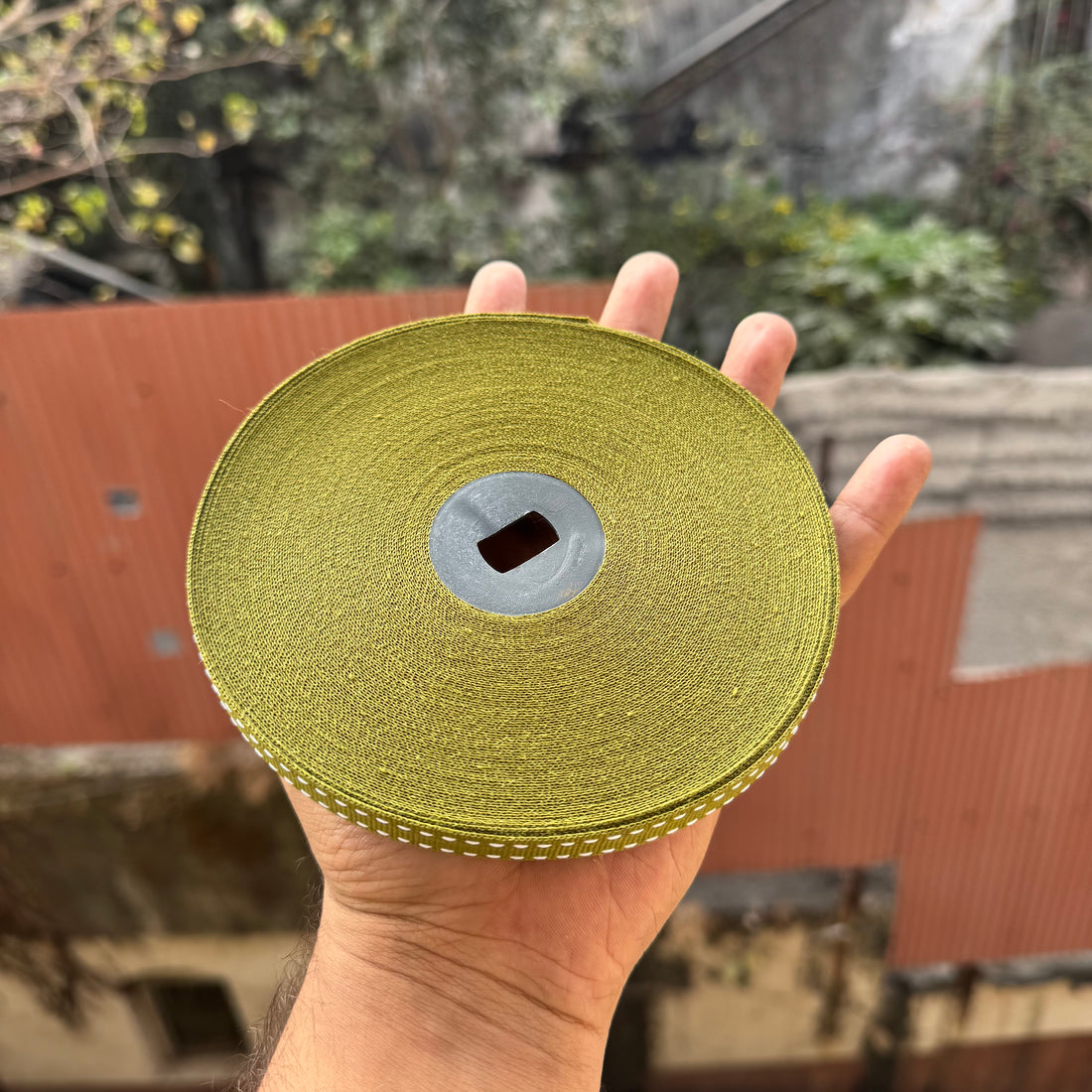 Korean Stitch Ribbon Roll Olive Green - Ramadan / Eid Edit