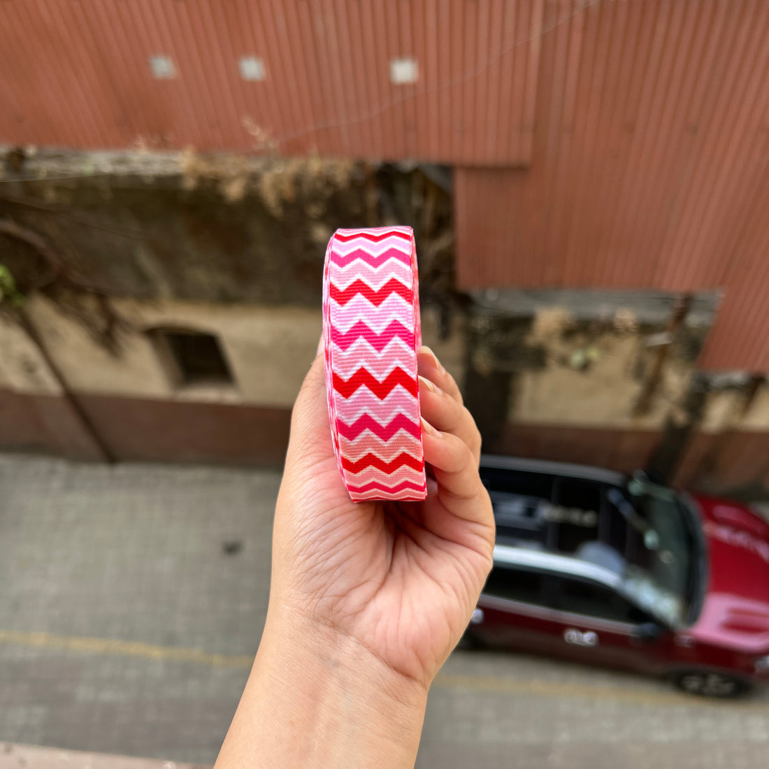 Valentine Zigzag Ribbon Roll