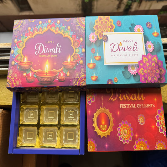 Diwali Chocolate Box 9 Cavity (10pcs)