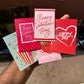 Valentine big Cards Set Of 10 pc