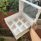 9in1 Cupcake Box White