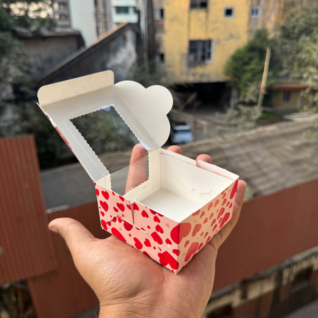 Valentine 1 in 1 Brownie / Cookie Box 10pcs