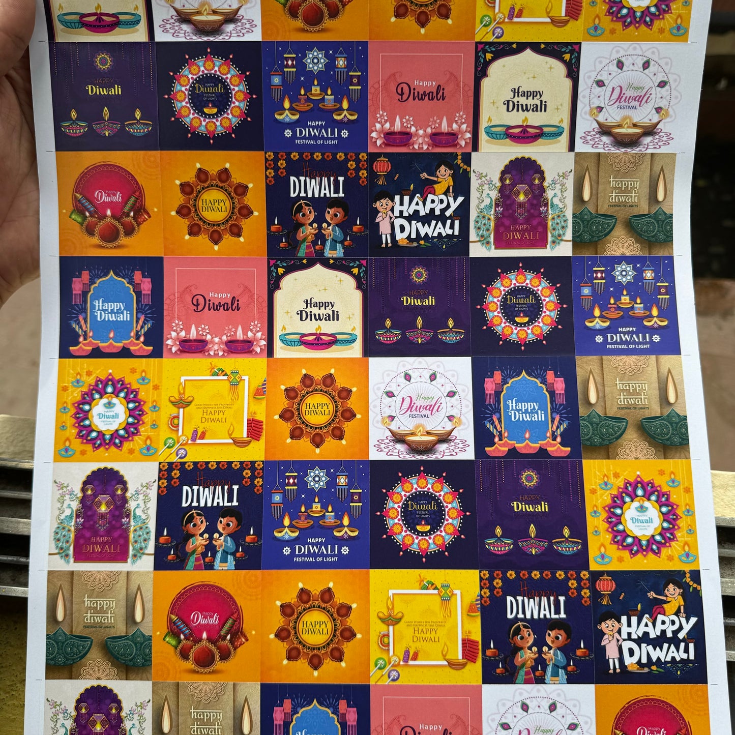 Diwali Sticker Sheet