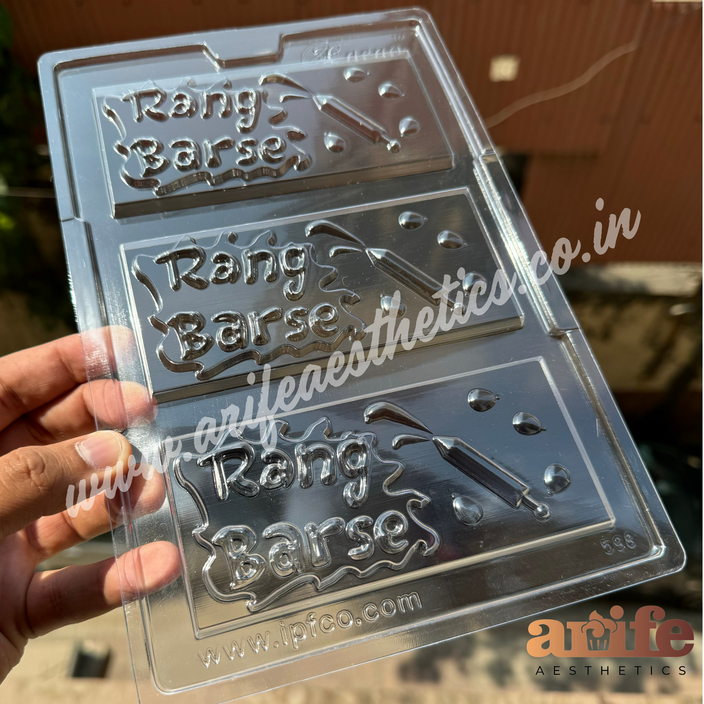 Holi Cacao Chocolate Bar Mould PVC