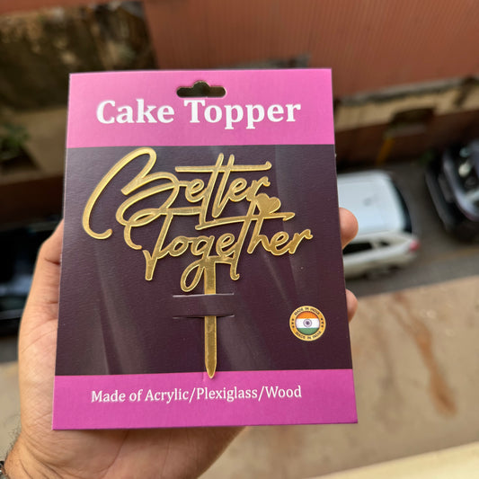 Better Together Valentines Topper (1pc)