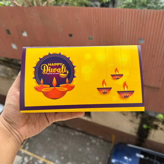 Diwali Slider Box - 8 Cavity - For Chocolates / Candles / Truffles / Brownies / Mithai’s & More (10pc)