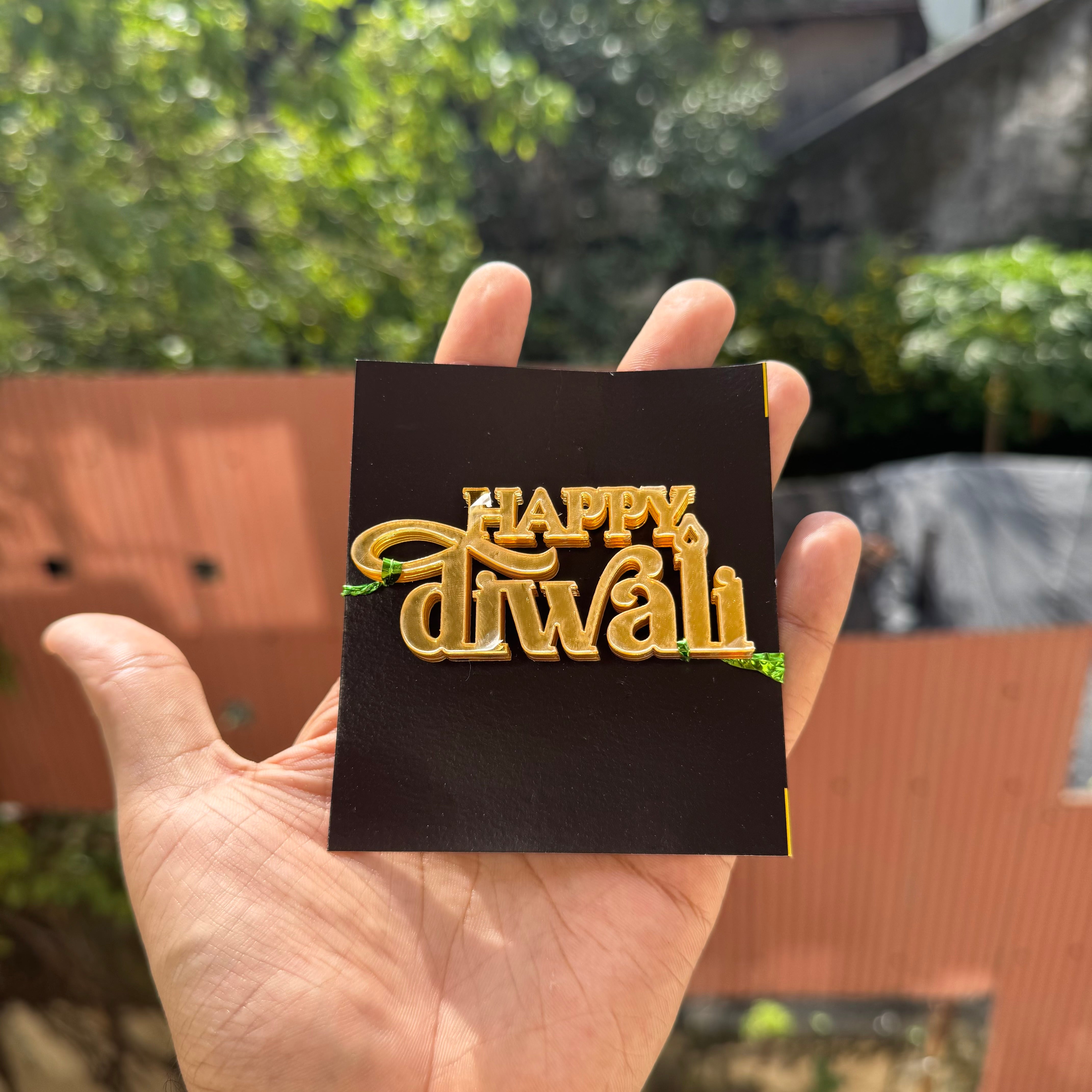3inch Diwali Acrylic Charm (5pc)