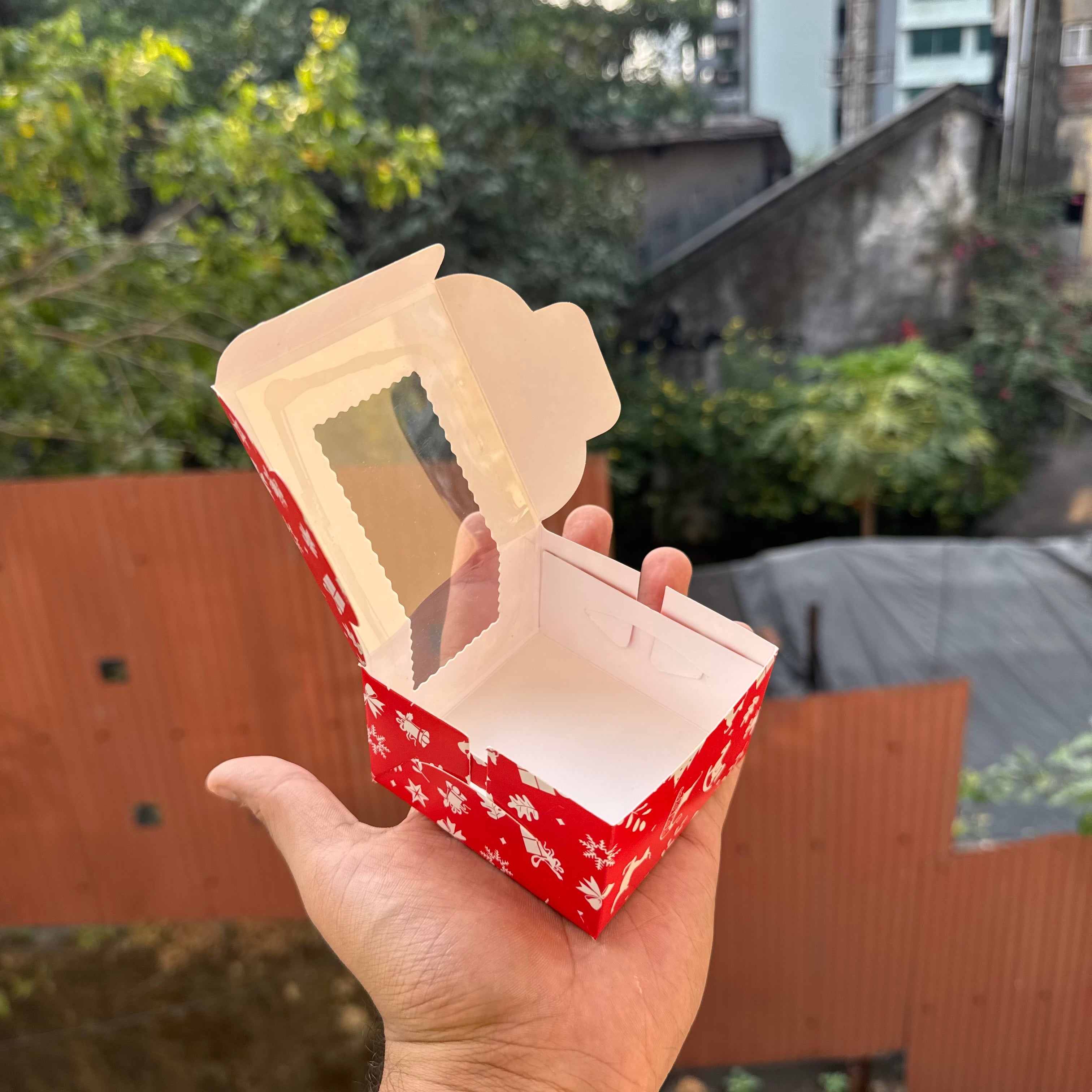 1 in 1 Brownie / Cookie Box (10pcs) Christmas | Xmas Elements