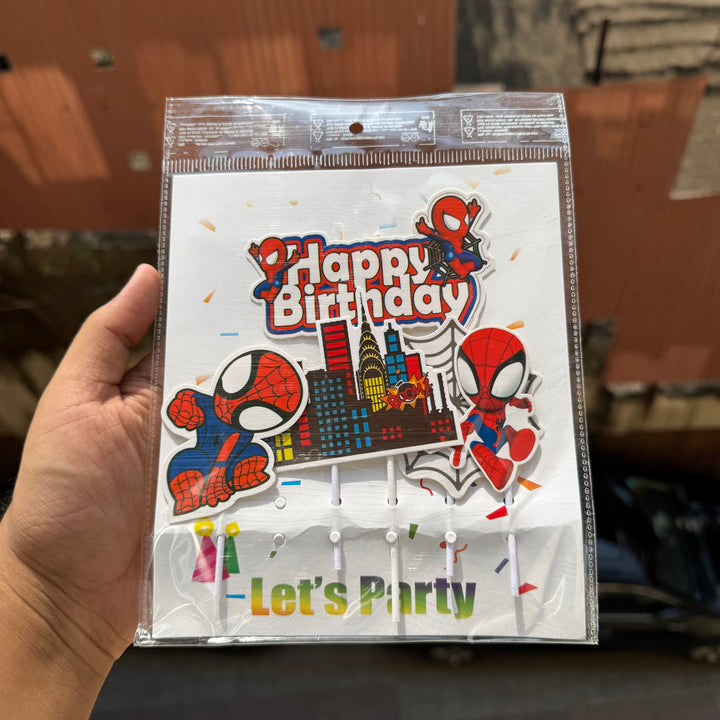 Spiderman Paper Topper Set
