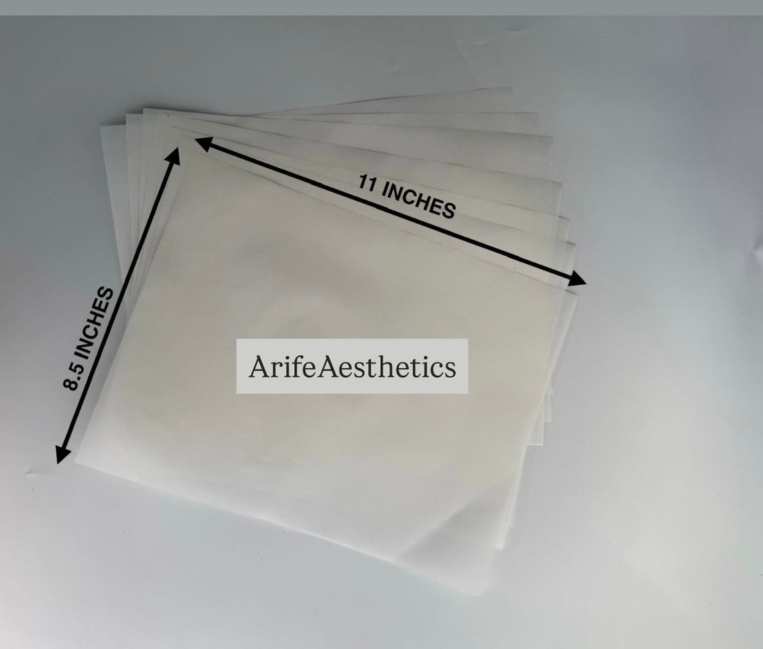11x8.5inch Rectangle Precut Greasing Paper (100-120pcs)