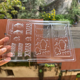 Xmas Bar Pvc Cacao Chocolate Mould