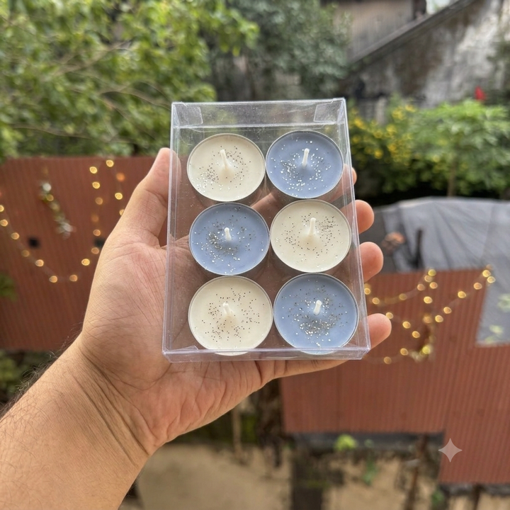 6 Pcs Tealight Pvc Box (10pc)