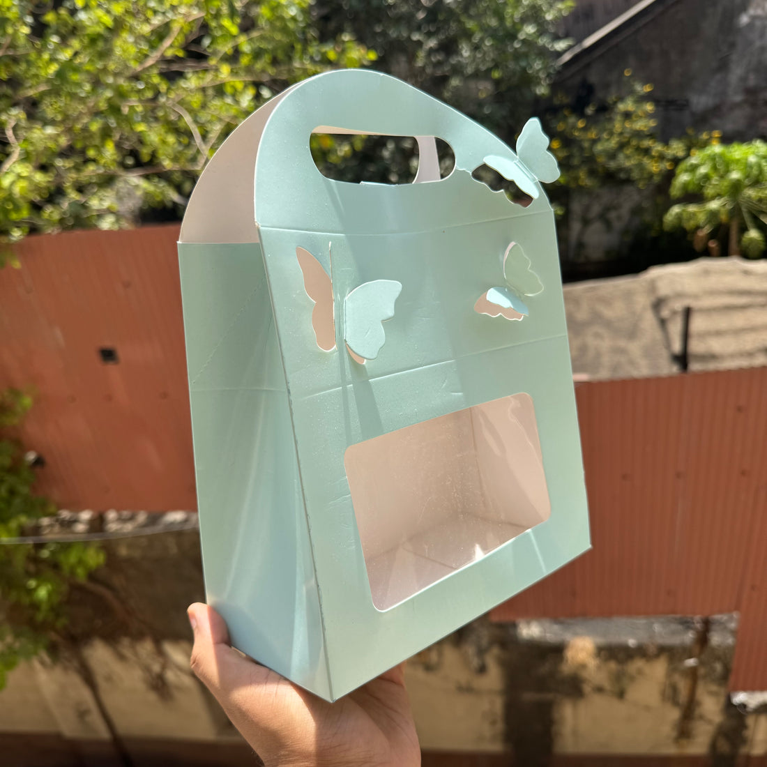 Butterfly Hamper Bag - Mint Green (5pc)