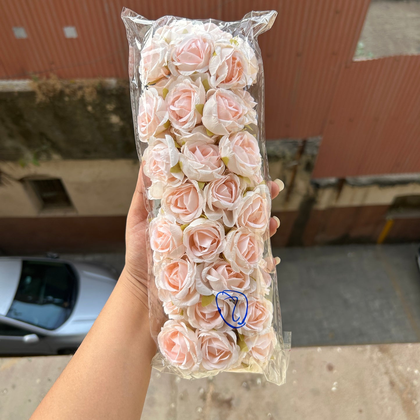 Artificial Dried Rose Bunch