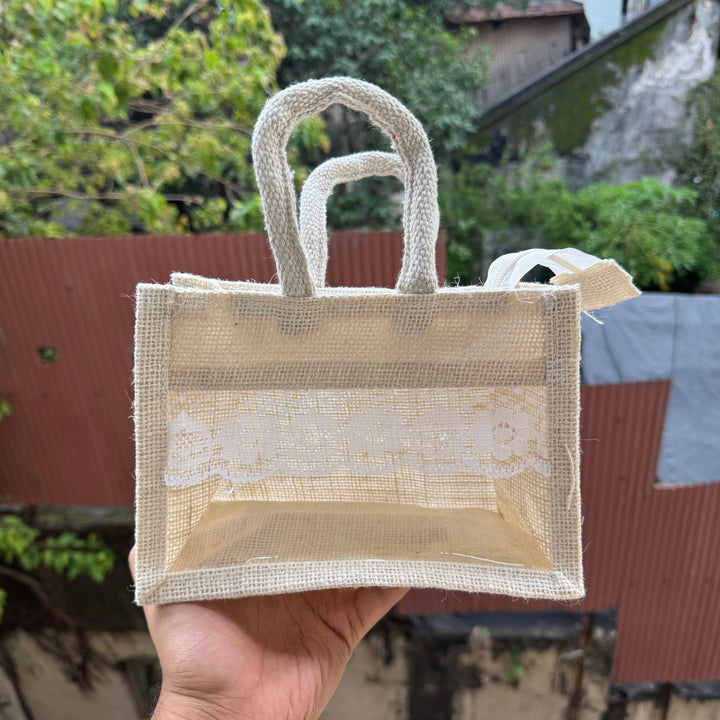 Wedding Room Hamper / Jute Bag 8x6x4inch - 1pc