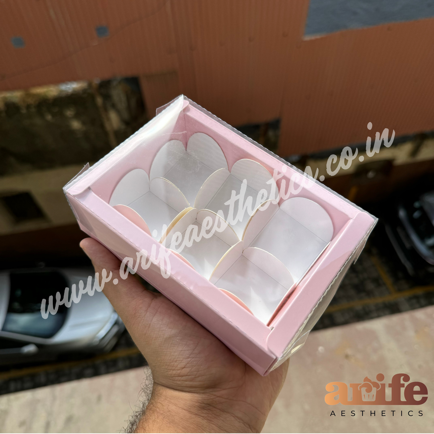 6 Cavity Premium Chocolate Box (10pcs)