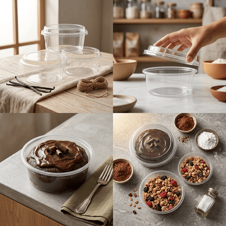 6inch Round Tub For Matilda Cakes (10pc) • CL1616 - Arife.Aesthetics
