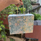 Premium Aesthetic Floral Print Collapsible Hamper Box with Gold Foiling Detailing