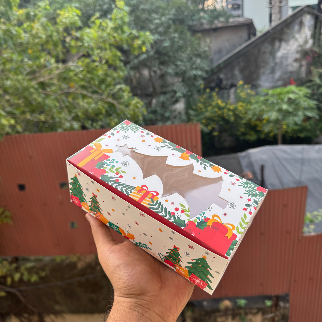 Christmas Plum / Bombilini / Rectangle Box (10pc) 250gms