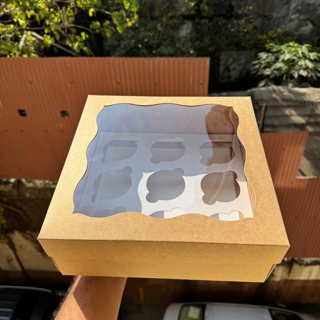 9in1 Cupcake Box Kraft