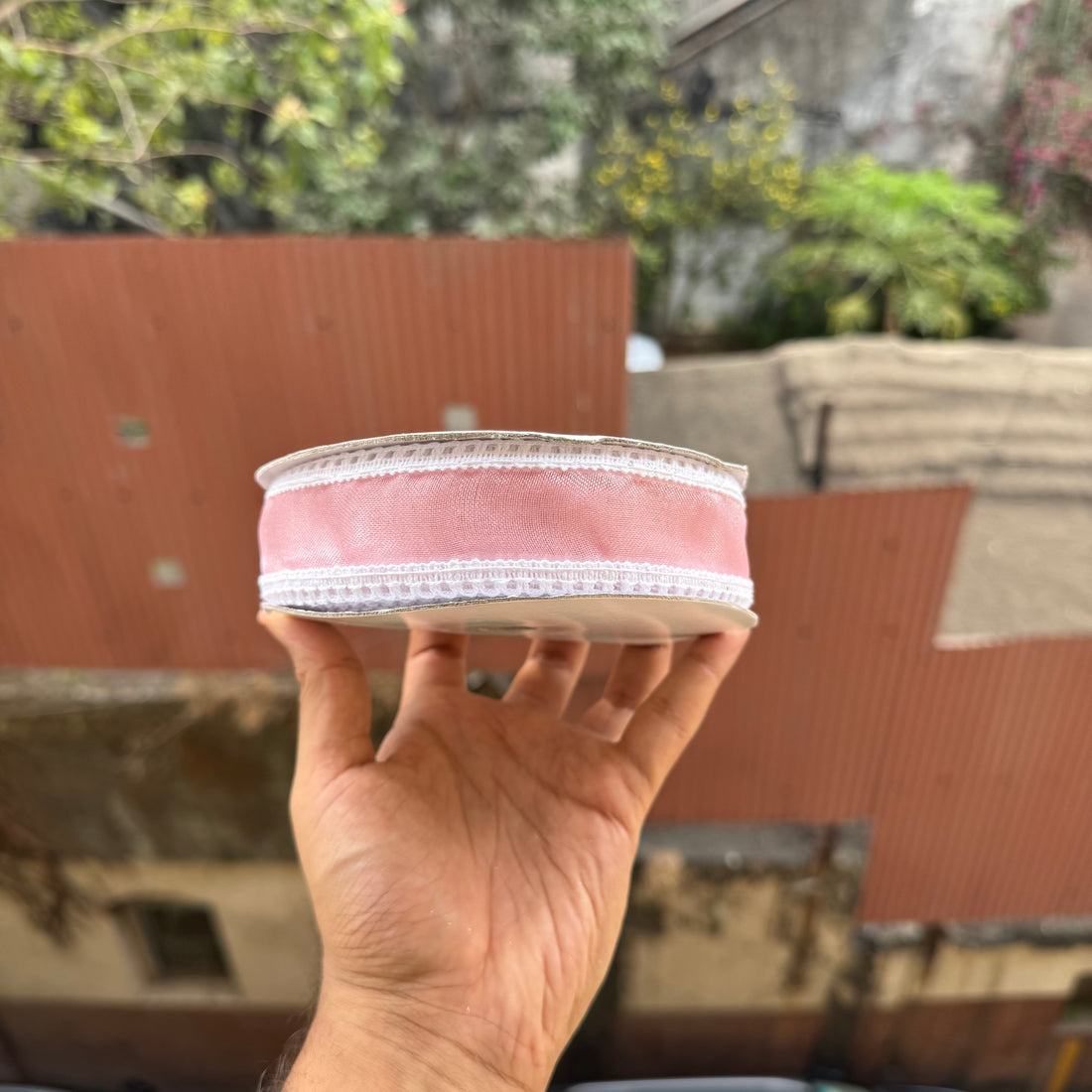 Lace Ribbon Peach (1Roll)