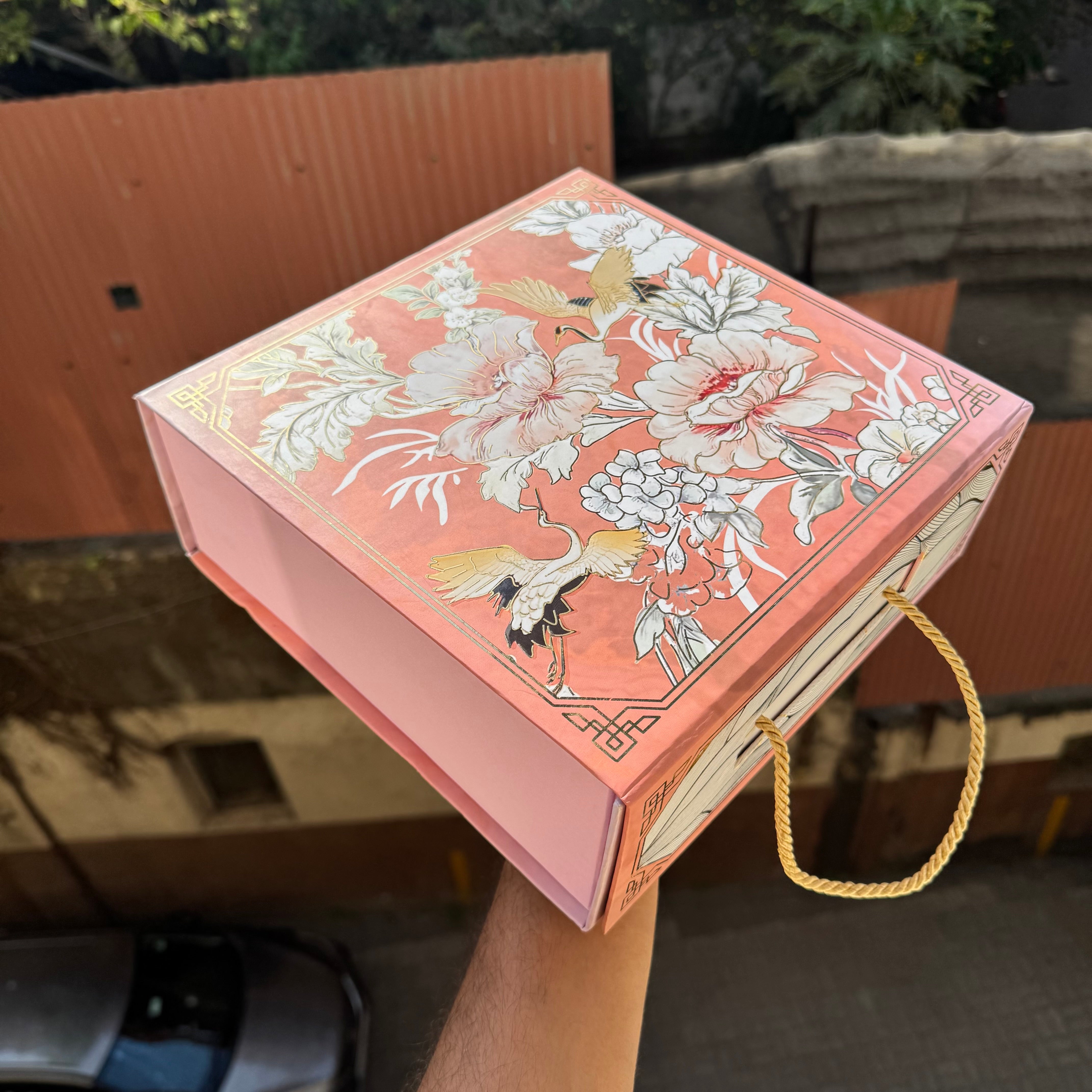 Bespoke Printed Collapsible Box 10x10x4inch