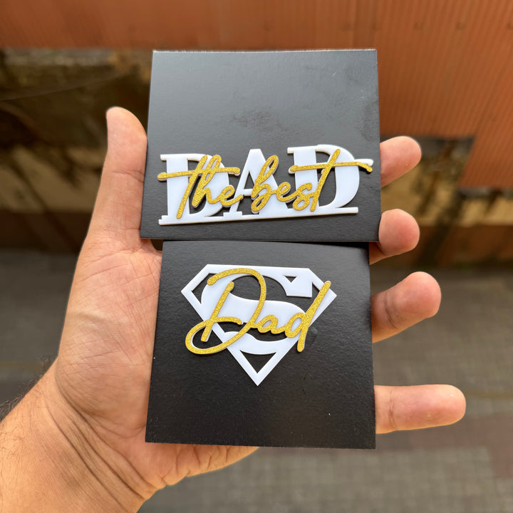 Father’s Day Double Acrylic Tag