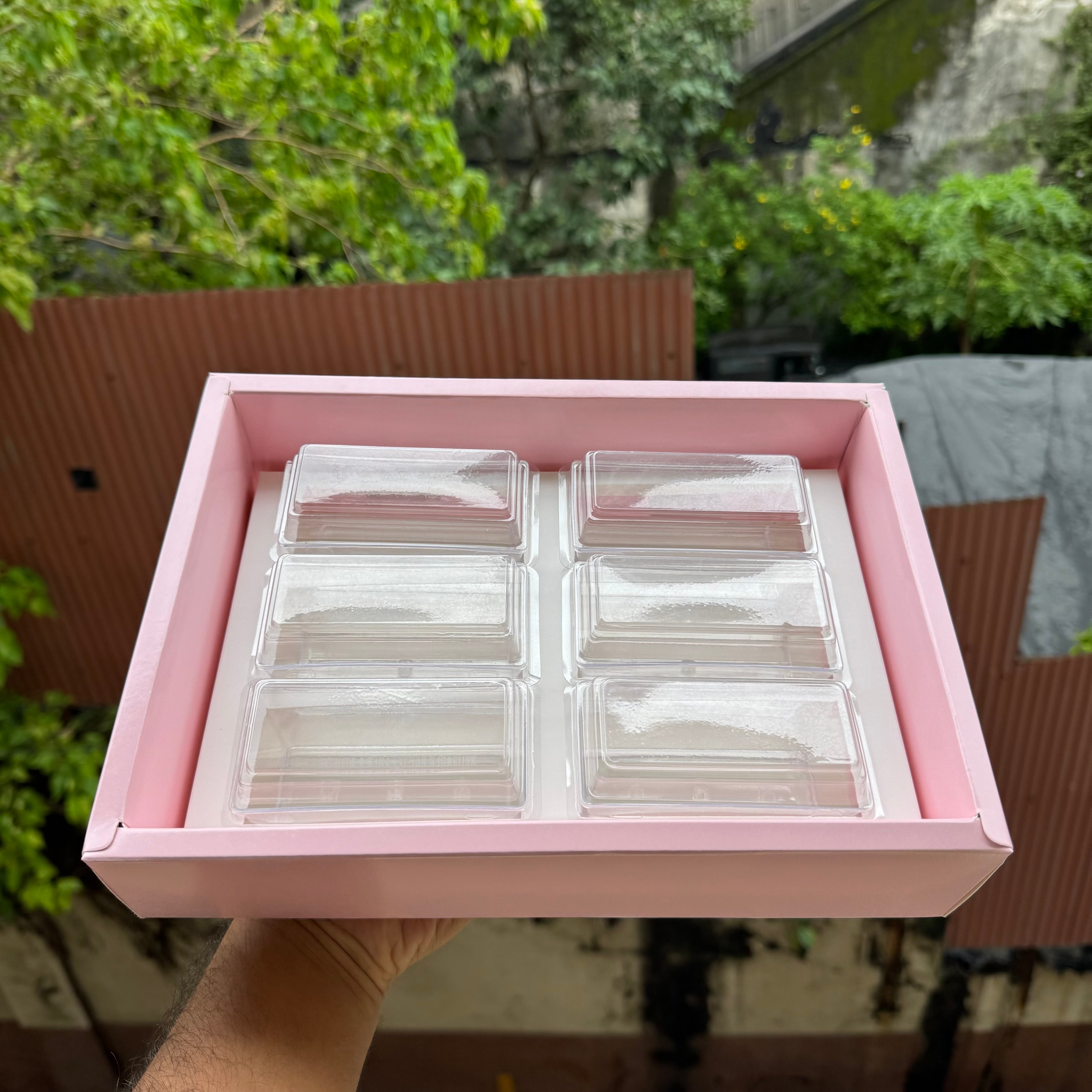 Trending Rectangle Mousse Cup Box (10pc)