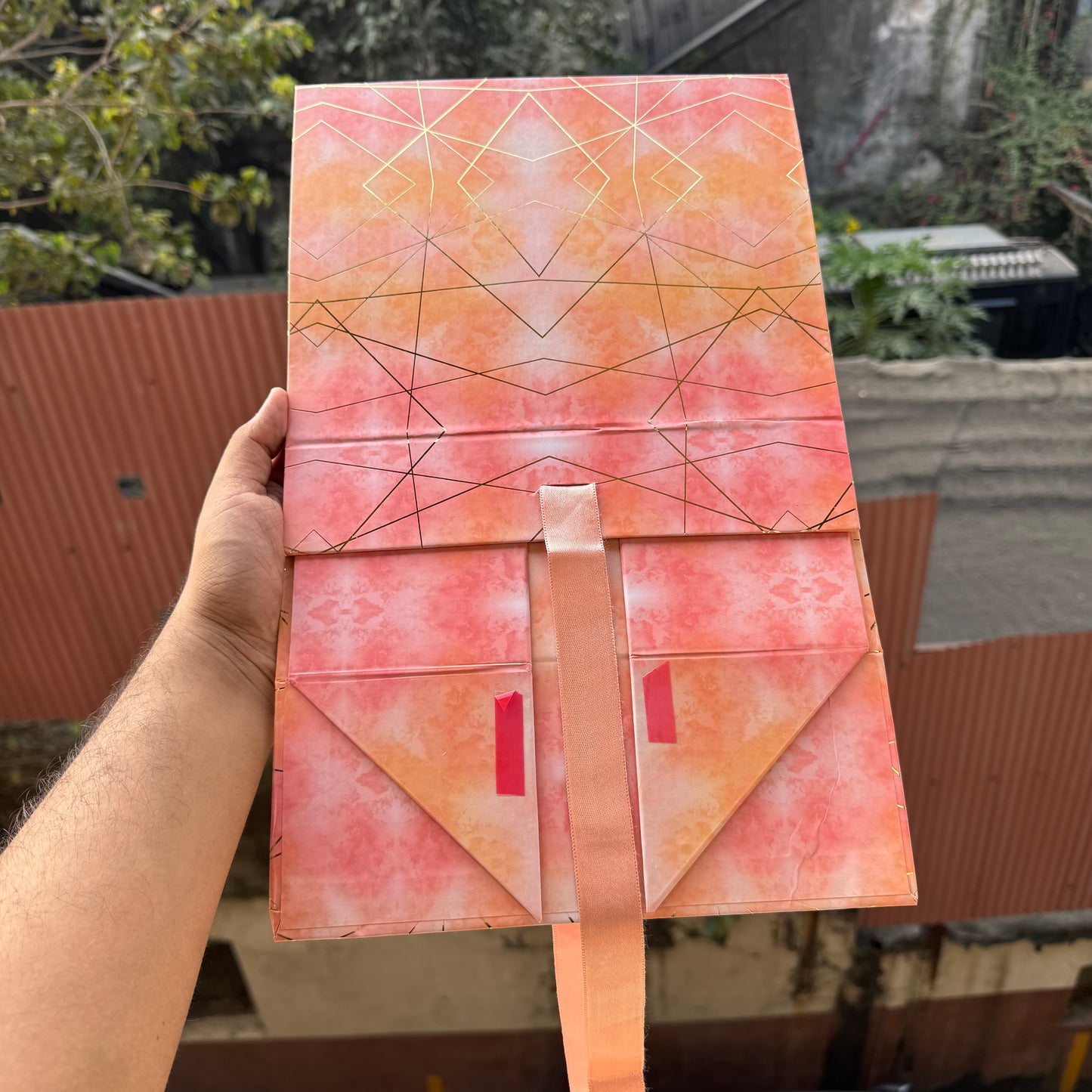 Watercolour Collapsible Hamper Box