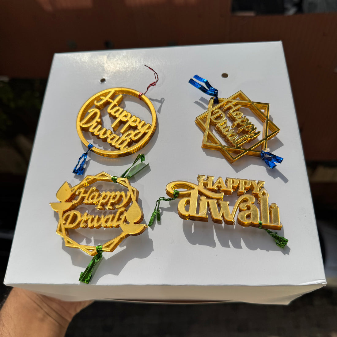 3inch Diwali Acrylic Charm (5pc)
