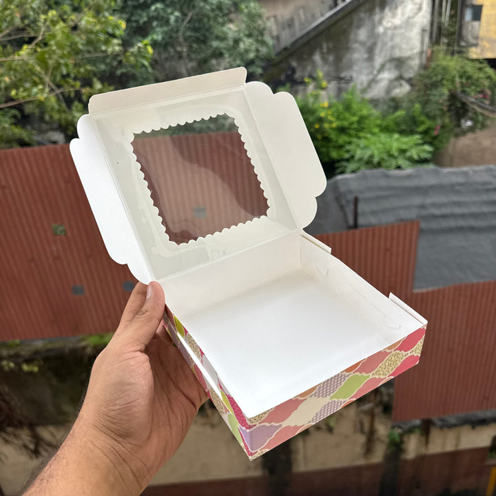 4 in 1 Brownie / Cookie Box Printed (10pcs)