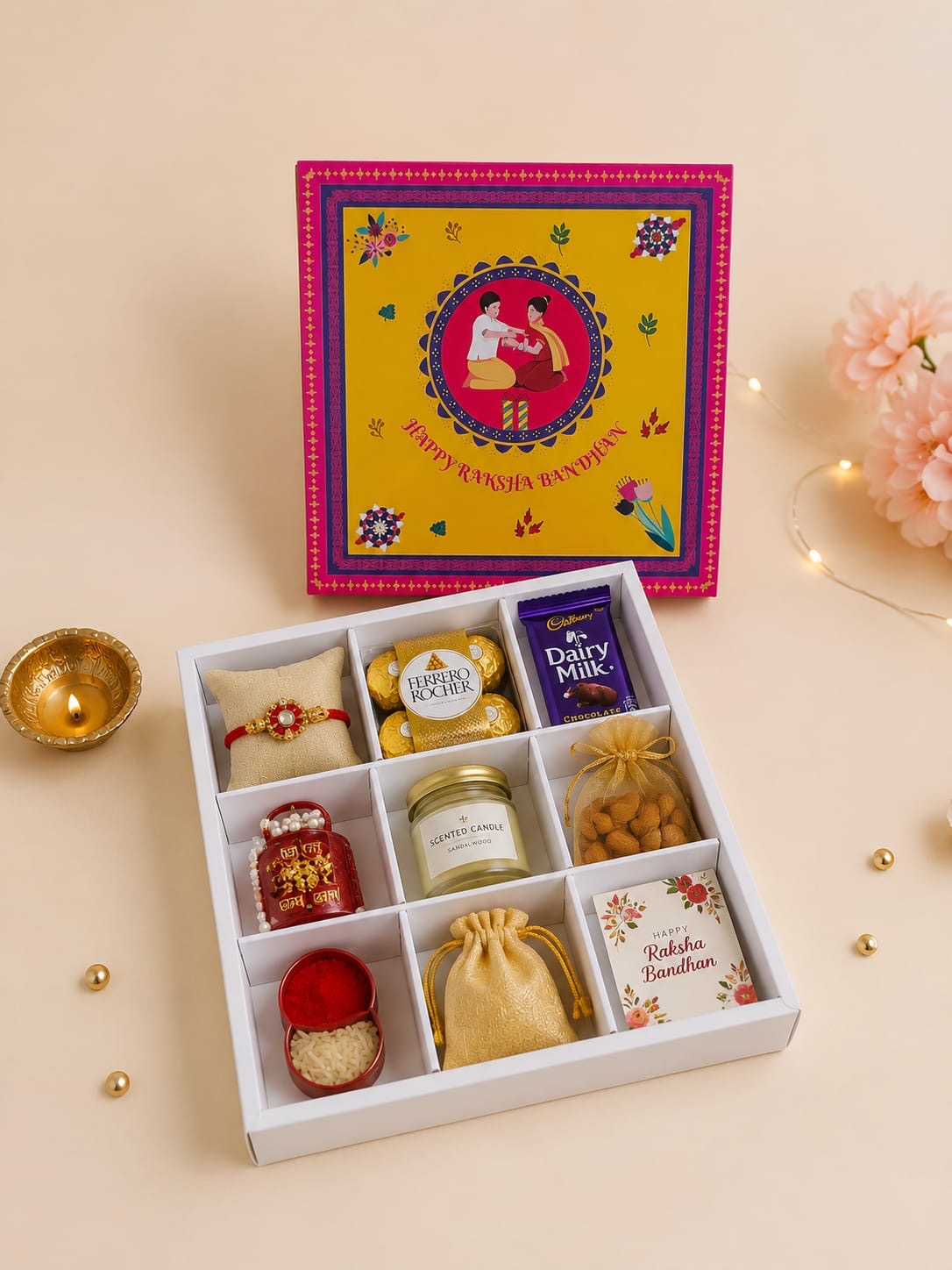 Rakhi Multi Use Box (1 box 4 use) (10pc)