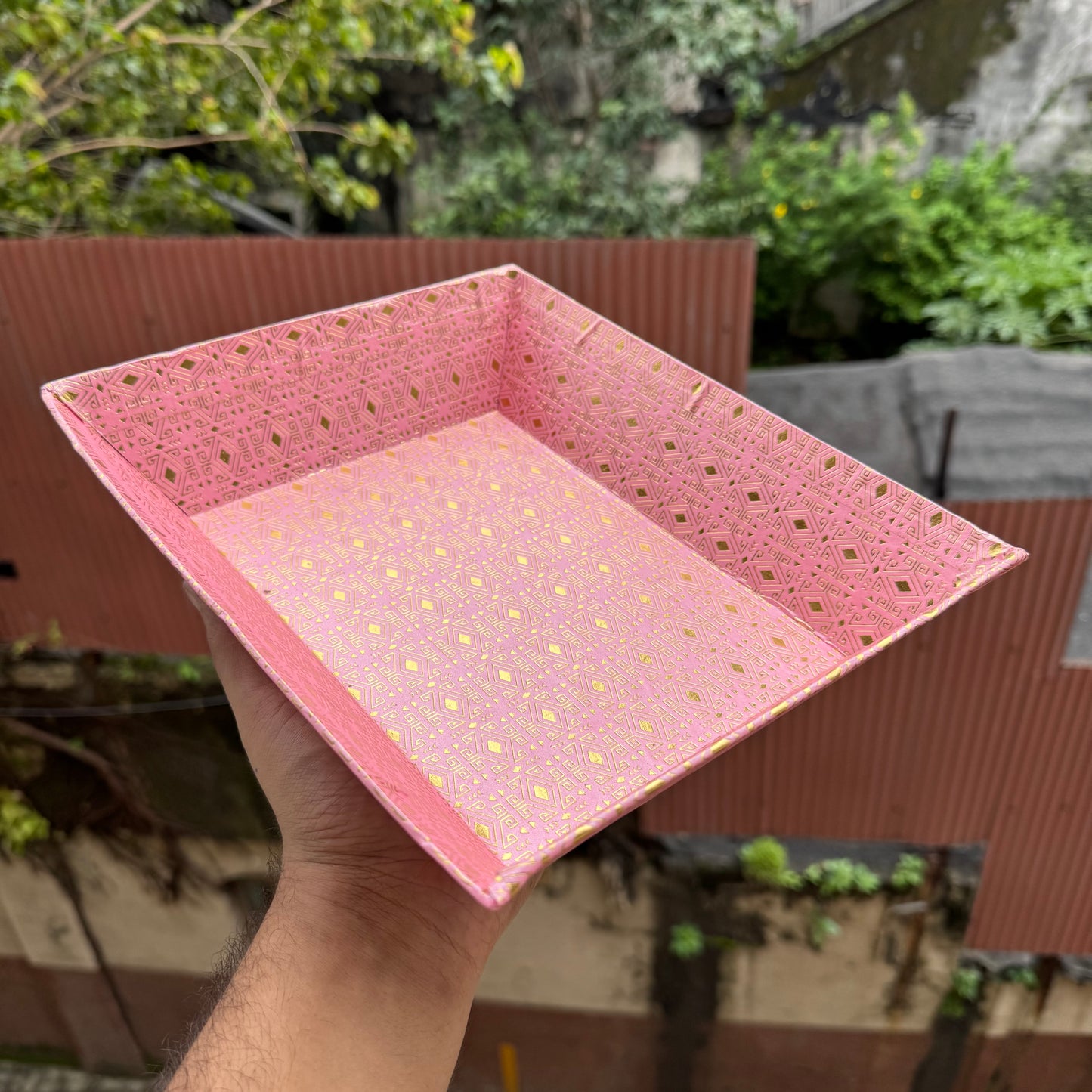 Festive Hamper Rectangle Tray (5pc)