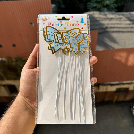 Blue Butterfly With String