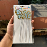 Blue Butterfly With String